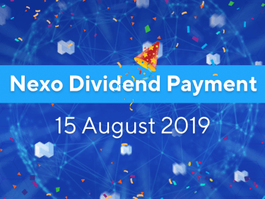 Nexo paid crypto dividends to the holders of the Nexo token