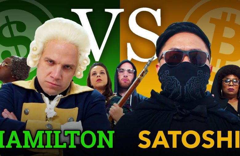 Dollar vs. Bitcoin, a humorous rap video between Satoshi Nakamoto and Hamilton