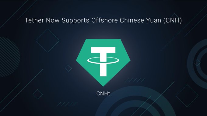 Tether launches CNHT, a new stablecoin indexed on the Chinese Yuan