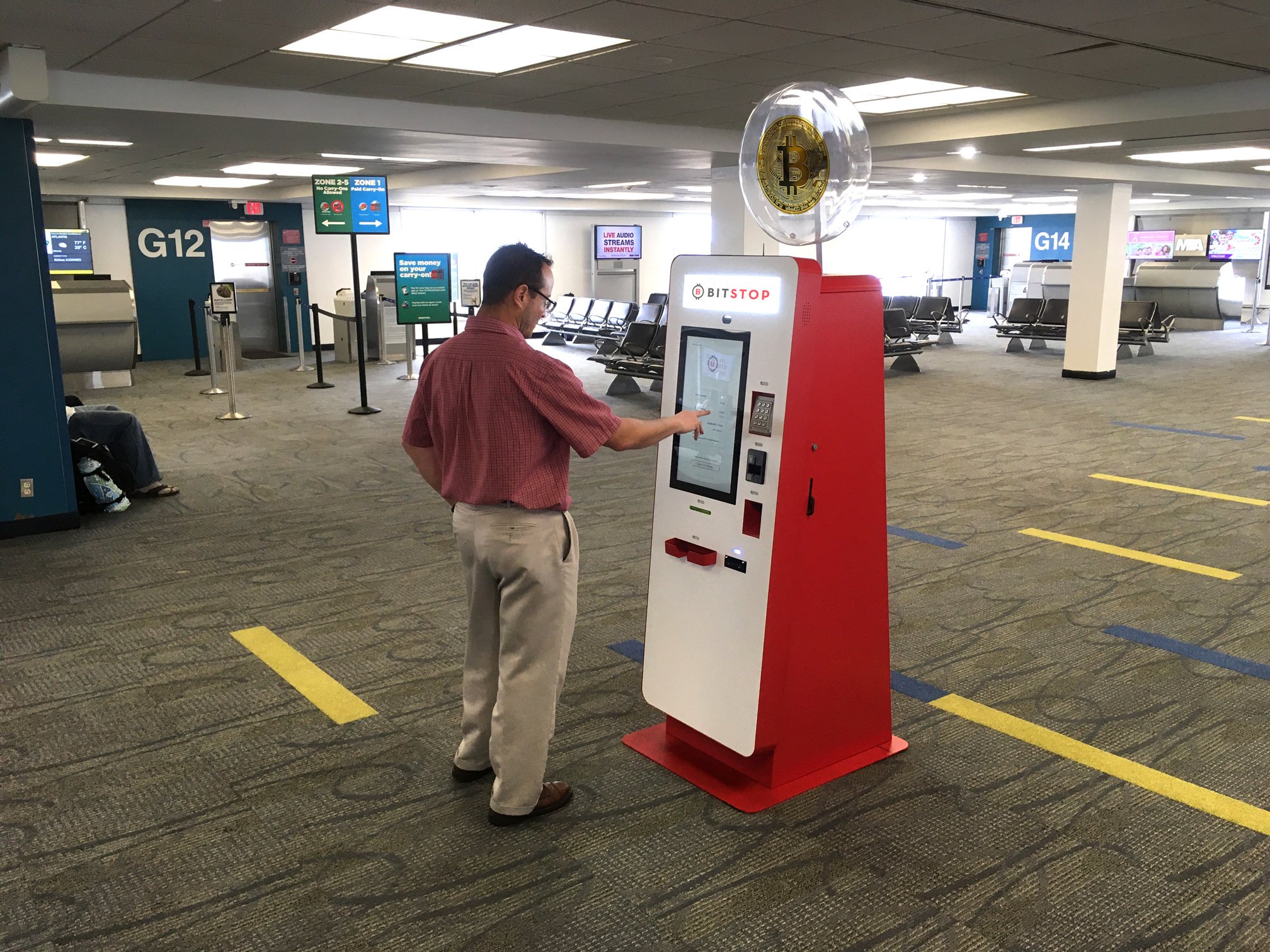 bitcoin airport