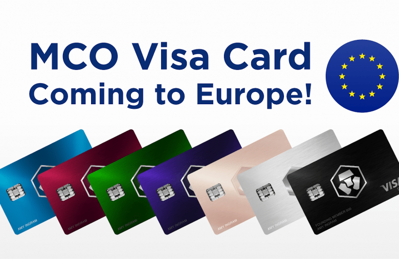 Crypto.com announces that Visa has approved the launch of its Visa MCO Cards in Europe