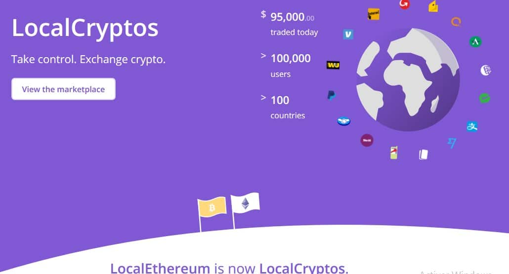 LocalEthereum switches to Bitcoin trading and is now called LocalCryptos