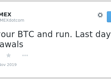 take your btc and run from bitmex