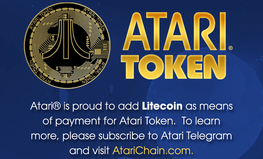 Atari will integrate Litecoin (LTC) as payment method for its token and Bitcoin casino