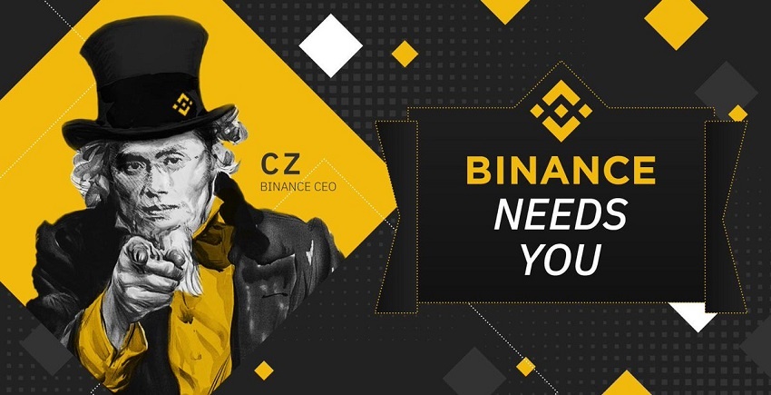 Booming blockchain jobs and crypto jobs, Binance has over 1,000 employees and is still recruiting