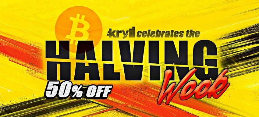 To celebrate Bitcoin halving, Kryll offers 50% discount on its crypto trading bots fees