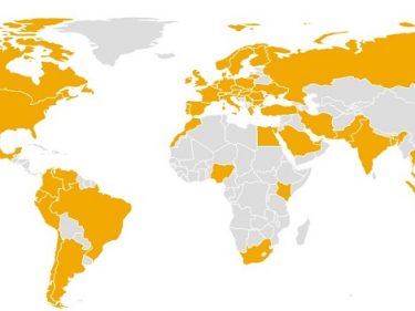 Which country in the world is most interested in Bitcoin