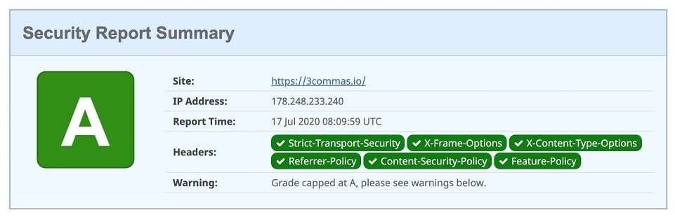 3commas bitcoin bot security test