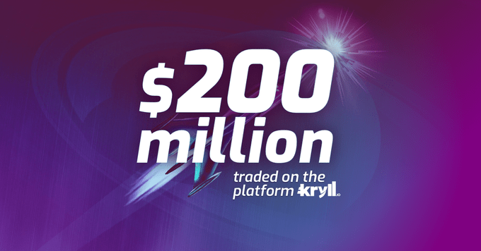 Kryll passes $200 million traded with its crypto trading ...