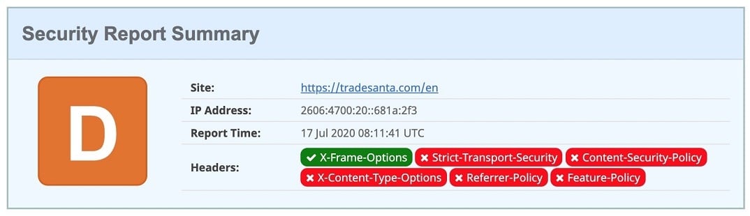 tradesanta copy trading bot security test