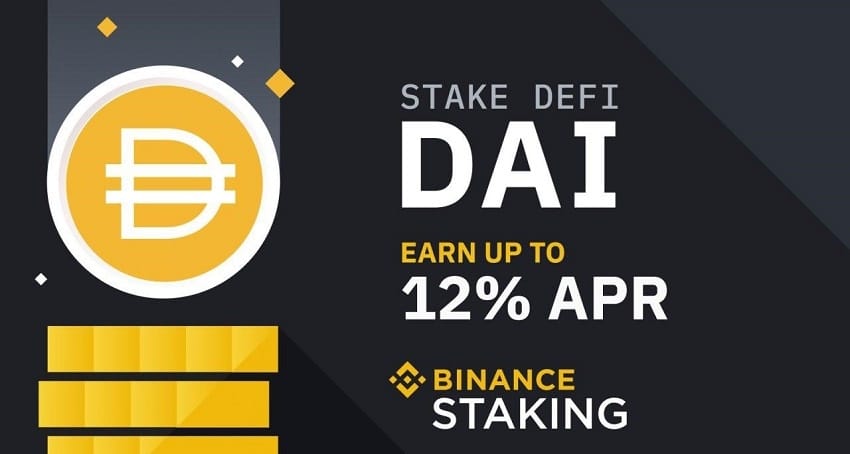 Binance launches DeFi staking with DAI token