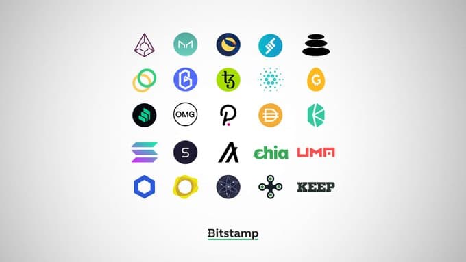 Bitcoin exchange Bitstamp releases a list of 25 altcoins and stablecoins that may be added to its trading platform