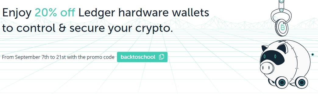 New promotion on Ledger Nano X and Ledger Nano S crypto wallets