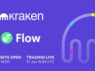 FLOW cryptocurrency listed on Kraken on January 27, 2021