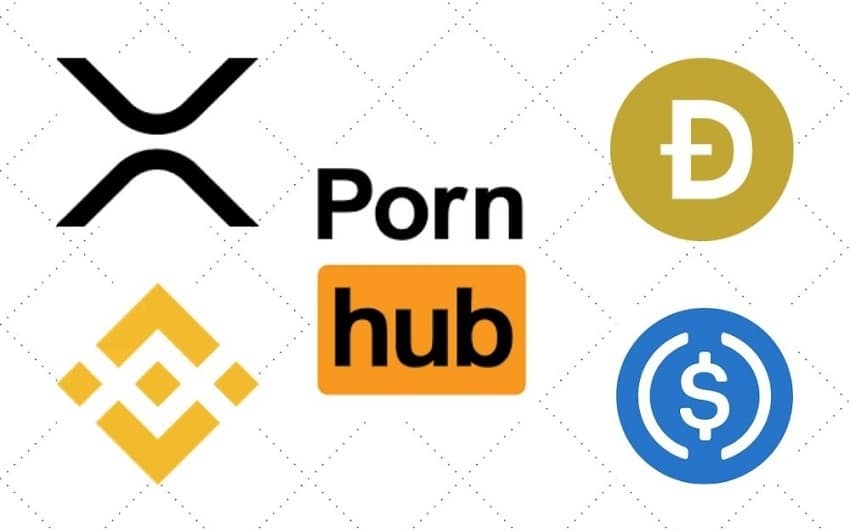 Porn and crypto, Ripple XRP, Binance coin (BNB), Dogecoin (DOGE) and USDC stablecoin are now accepted on Pornhub