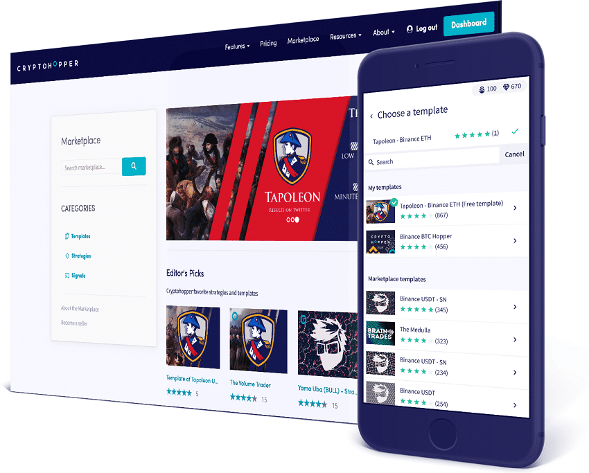 marketplace cryptohopper 2021