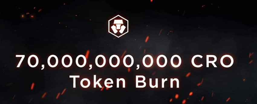 Crypto.com will burn 70 billion CRO tokens!