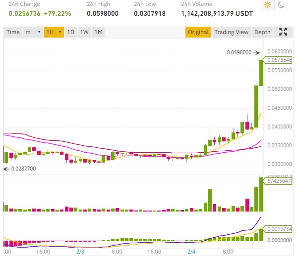 dogecoin price pump elon musk