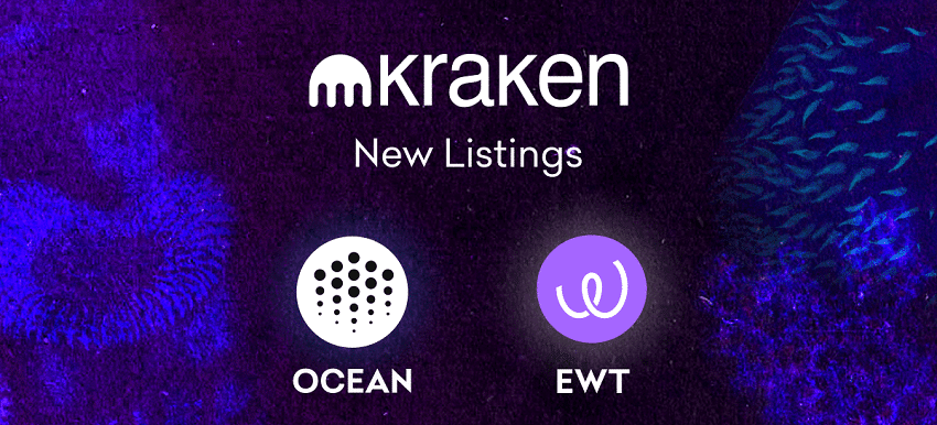 Ocean Protocol (OCEAN) and Energy Web Token (EWT) listed on Kraken