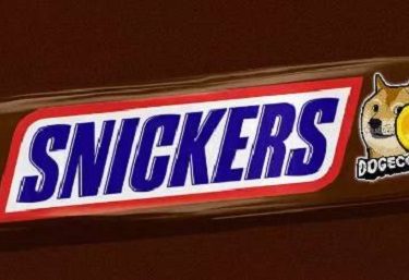SNICKERS chocolate bars surf the Dogecoin wave (DOGE)