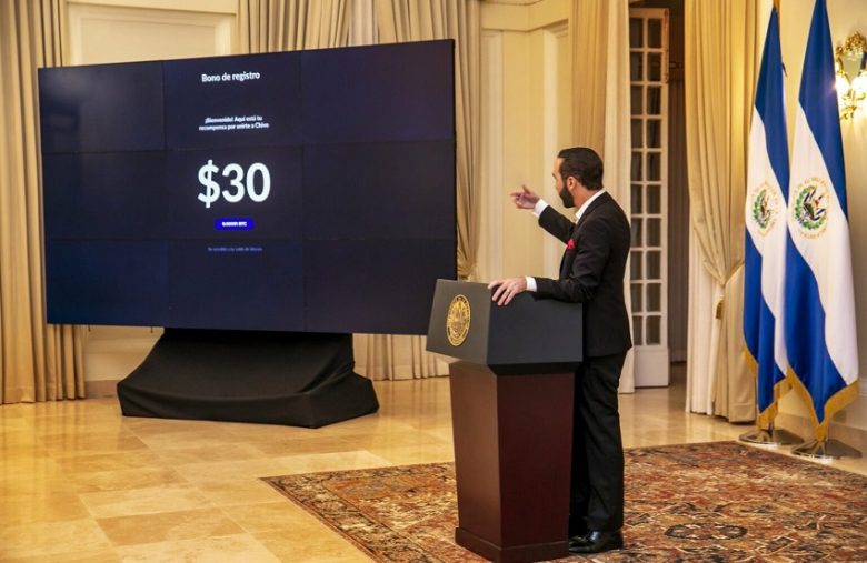 President Nayib Bukele announced that El Salvador will give $30 in Bitcoin to every citizen