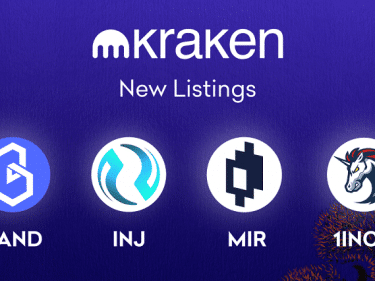 Kraken adds Band Protocol (BAND), Injective Protocol (INJ), Mirror Protocol (MIR) and 1inch Network (1INCH)