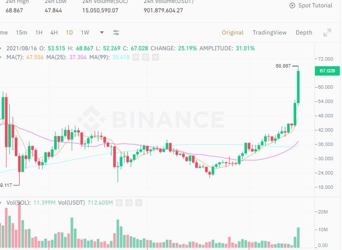 Solana (SOL) hits new price record