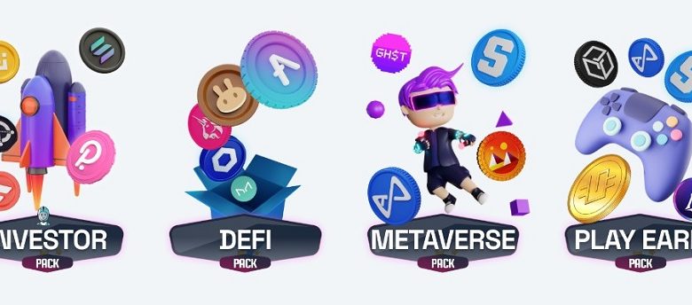 Thematic crypto trading packs DeFi, Gaming, Metavers